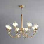 Crown Classic Glass Chandelier - Lamp Outdoor