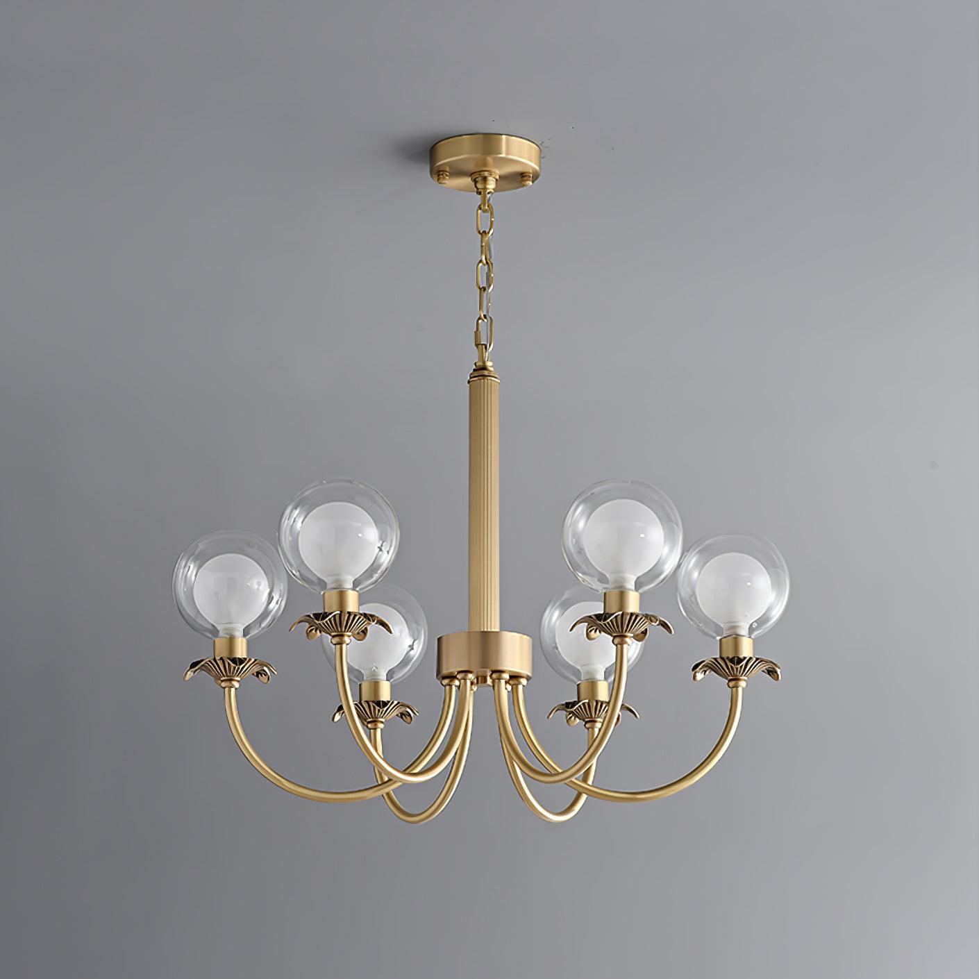 Crown Classic Glass Chandelier - Lamp Outdoor