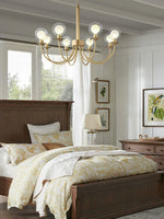 Crown Classic Glass Chandelier - Lamp Outdoor