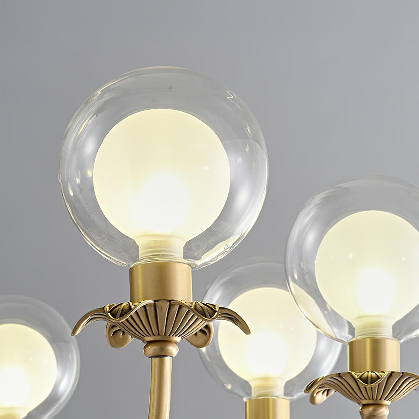 Crown Classic Glass Chandelier - Lamp Outdoor