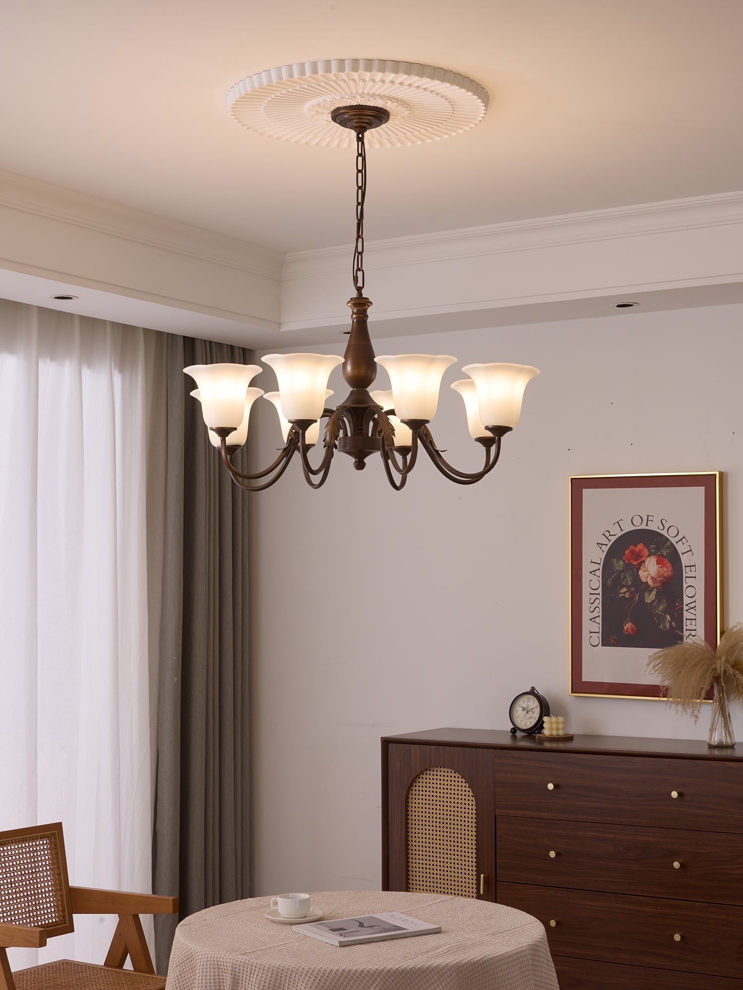 Aurelia Fleur Chandelier - Lamp Outdoor