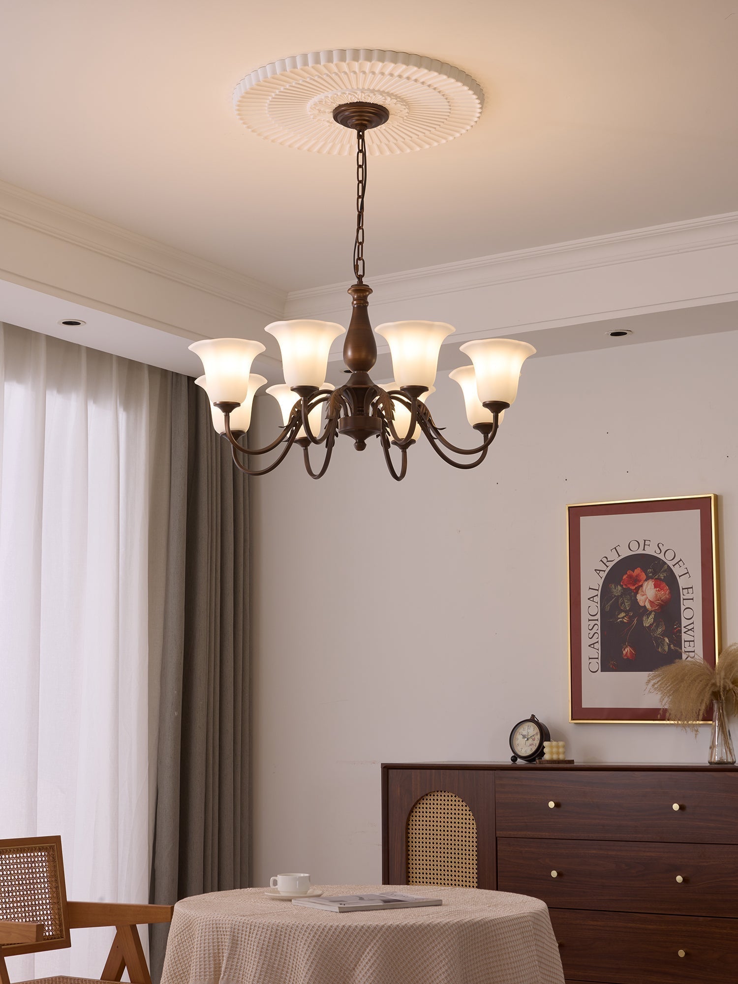 Aurelia Fleur Chandelier - Lamp Outdoor