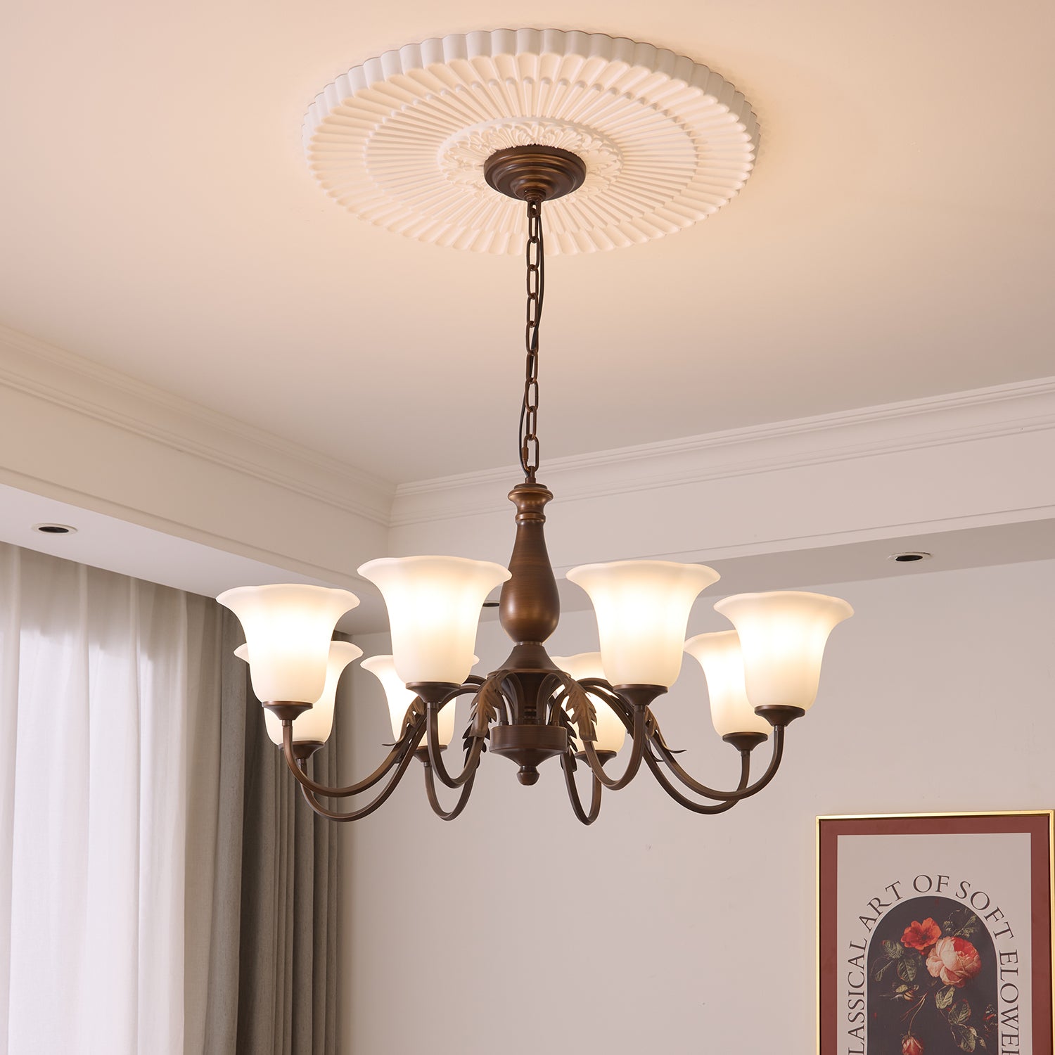 Aurelia Fleur Chandelier - Lamp Outdoor