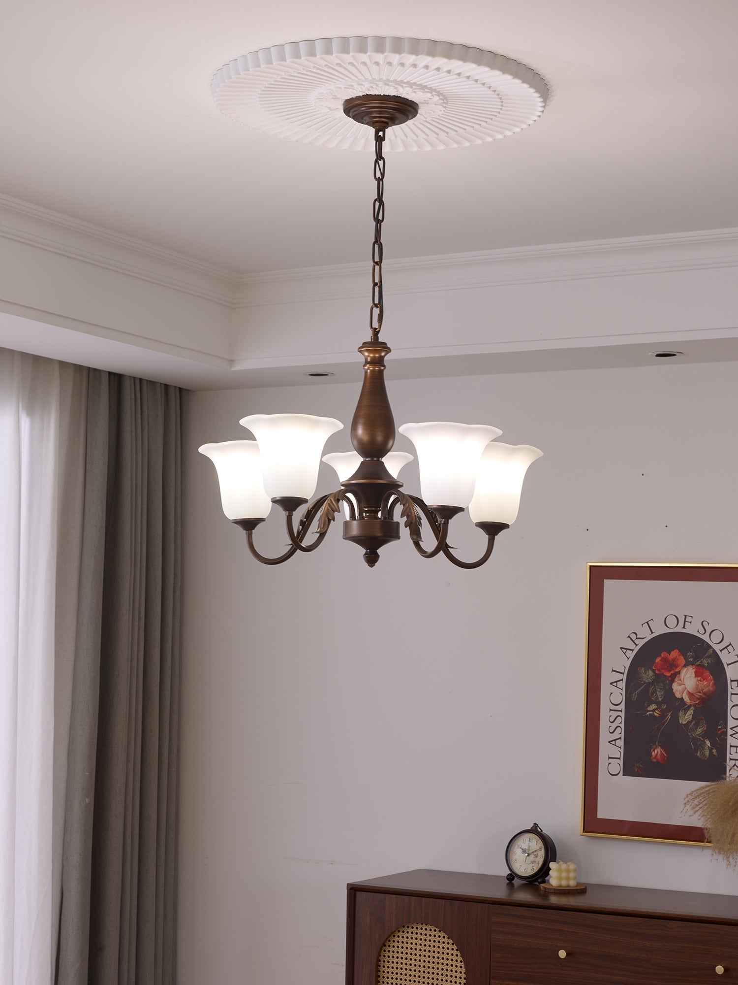 Aurelia Fleur Chandelier - Lamp Outdoor