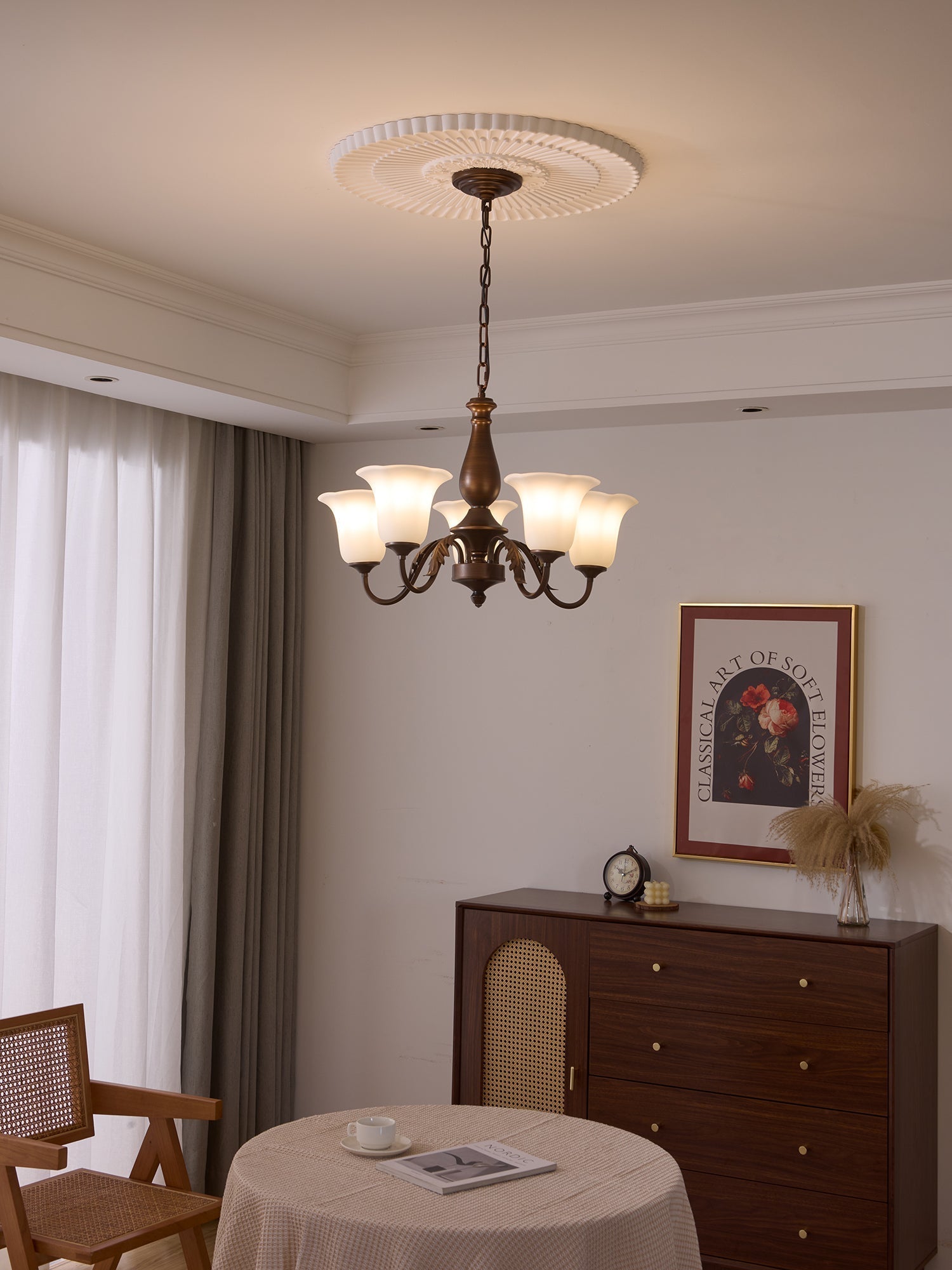Aurelia Fleur Chandelier - Lamp Outdoor