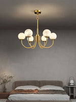 Alira Vintage Alabaster Chandelier Light - Letslighting