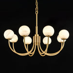 Alira Vintage Alabaster Chandelier Light - Letslighting