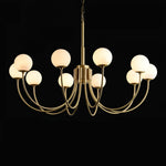 Alira Vintage Alabaster Chandelier Light - Letslighting