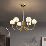 Alira Vintage Alabaster Chandelier Light - Letslighting