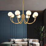 Alira Vintage Alabaster Chandelier Light - Letslighting