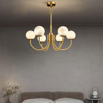 Alira Vintage Alabaster Chandelier Light - Letslighting