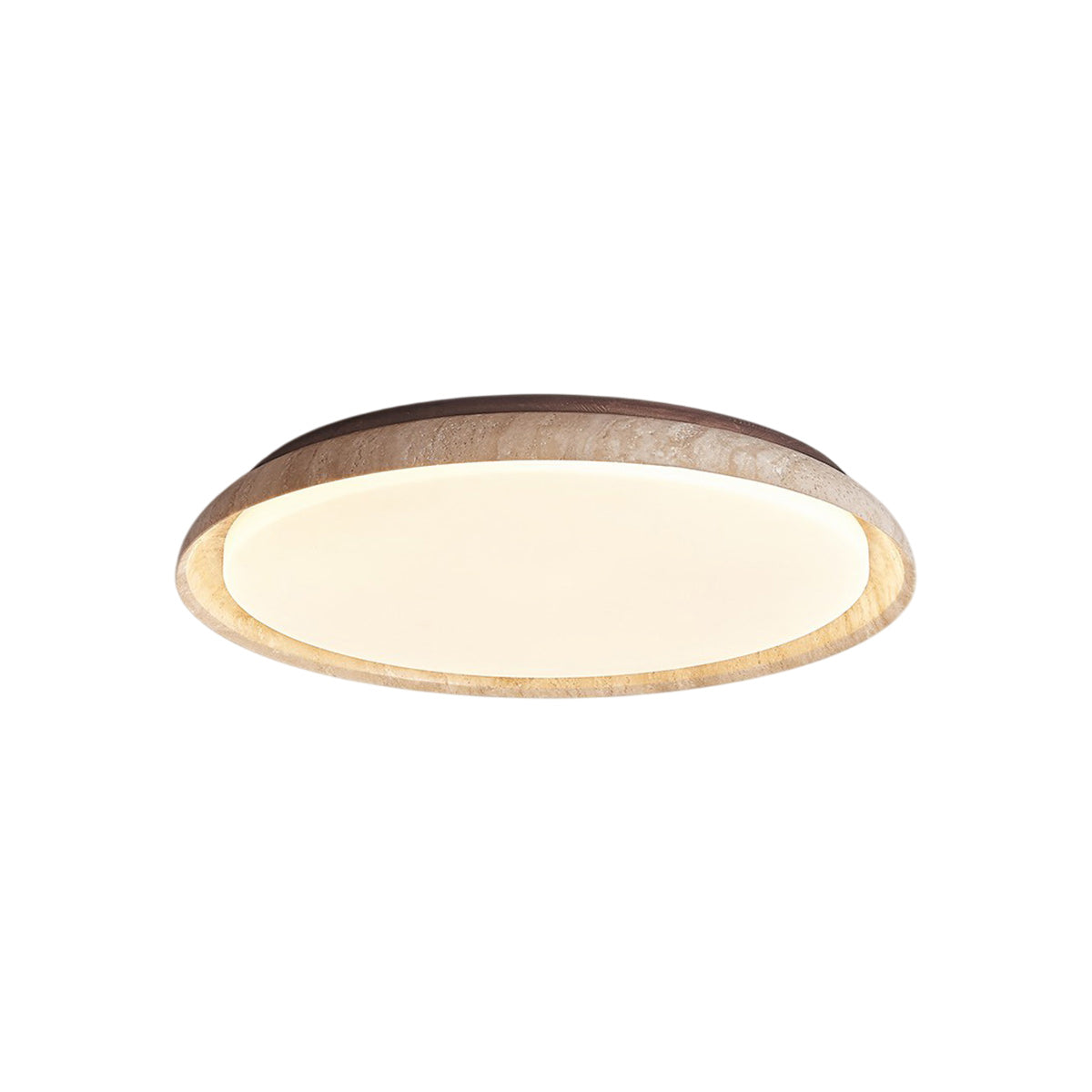 Aureum Wabi-Sabi Travertine Ceiling Light
