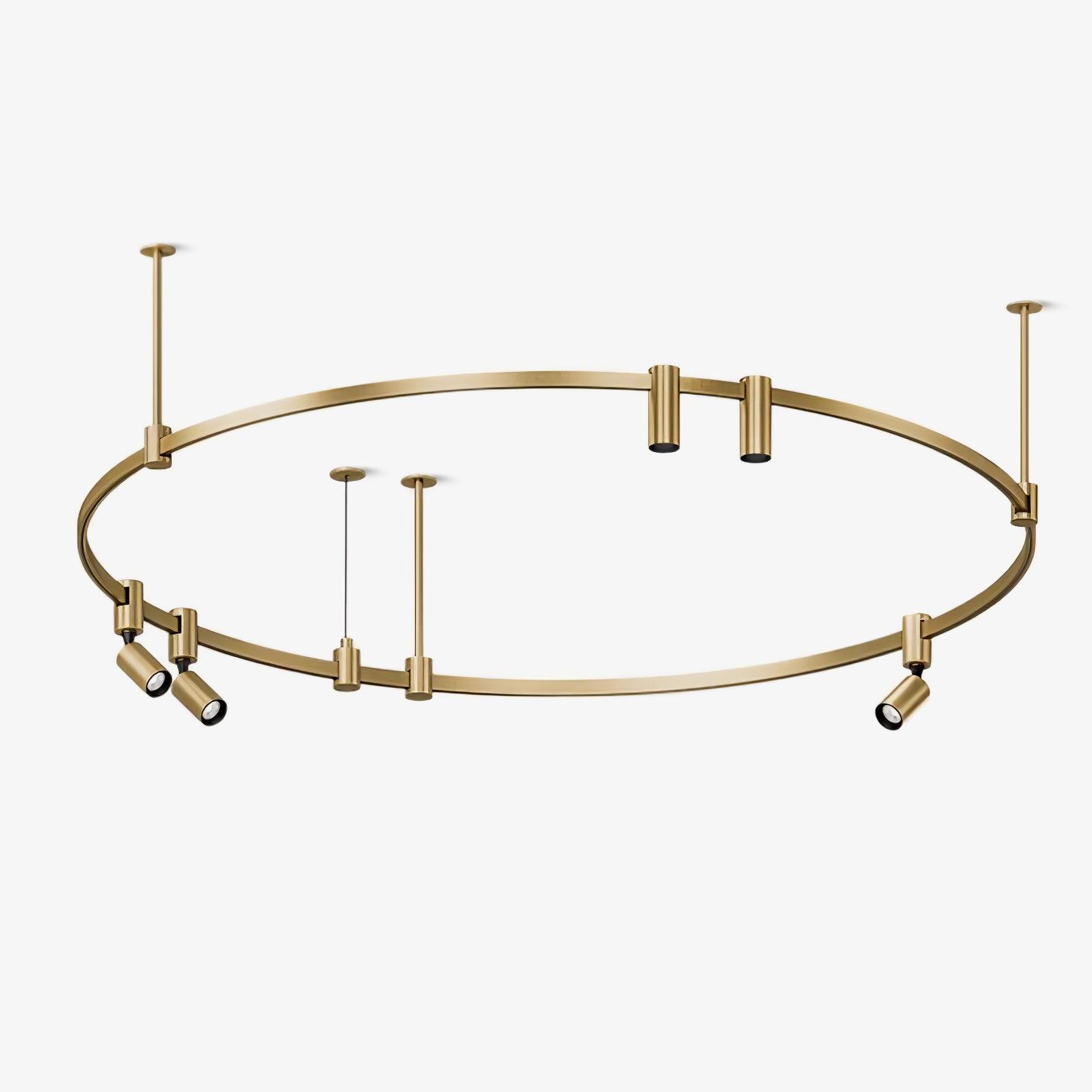 Ivrinir Ringed Brass Pendant Lamp - Lamp Outdoor