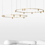 Ivrinir Ringed Brass Pendant Lamp - Lamp Outdoor