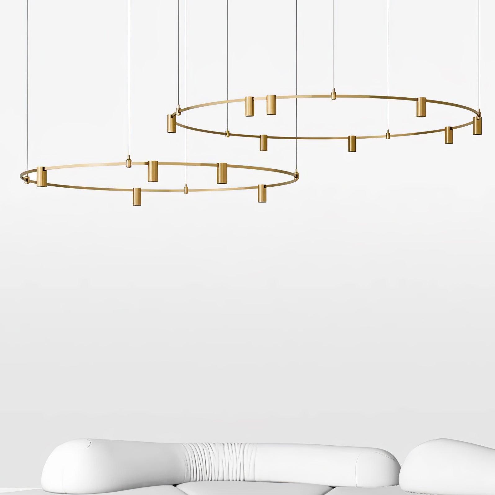 Ivrinir Ringed Brass Pendant Lamp - Lamp Outdoor