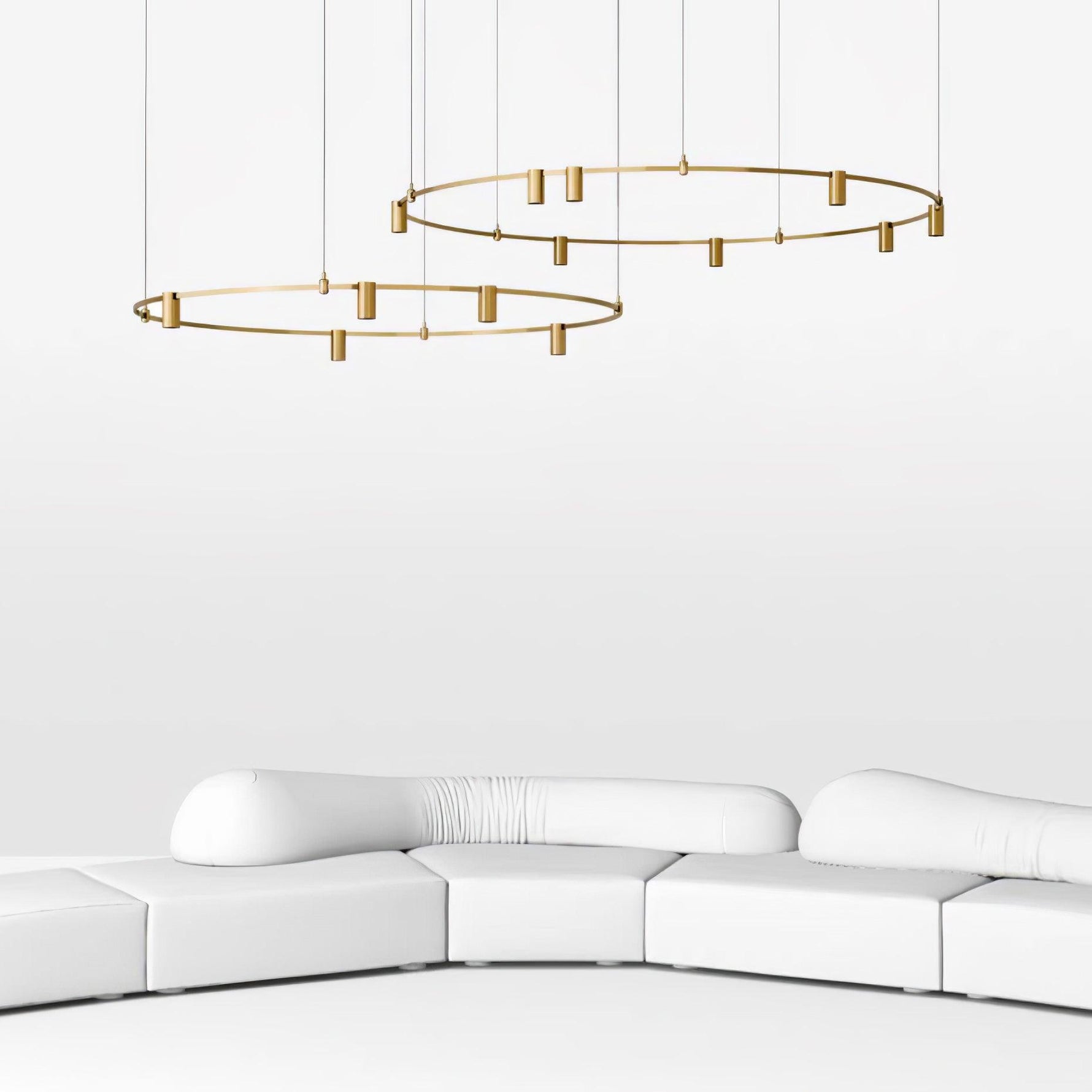 Ivrinir Ringed Brass Pendant Lamp - Lamp Outdoor