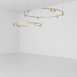 Ivrinir Ringed Brass Pendant Lamp - Lamp Outdoor