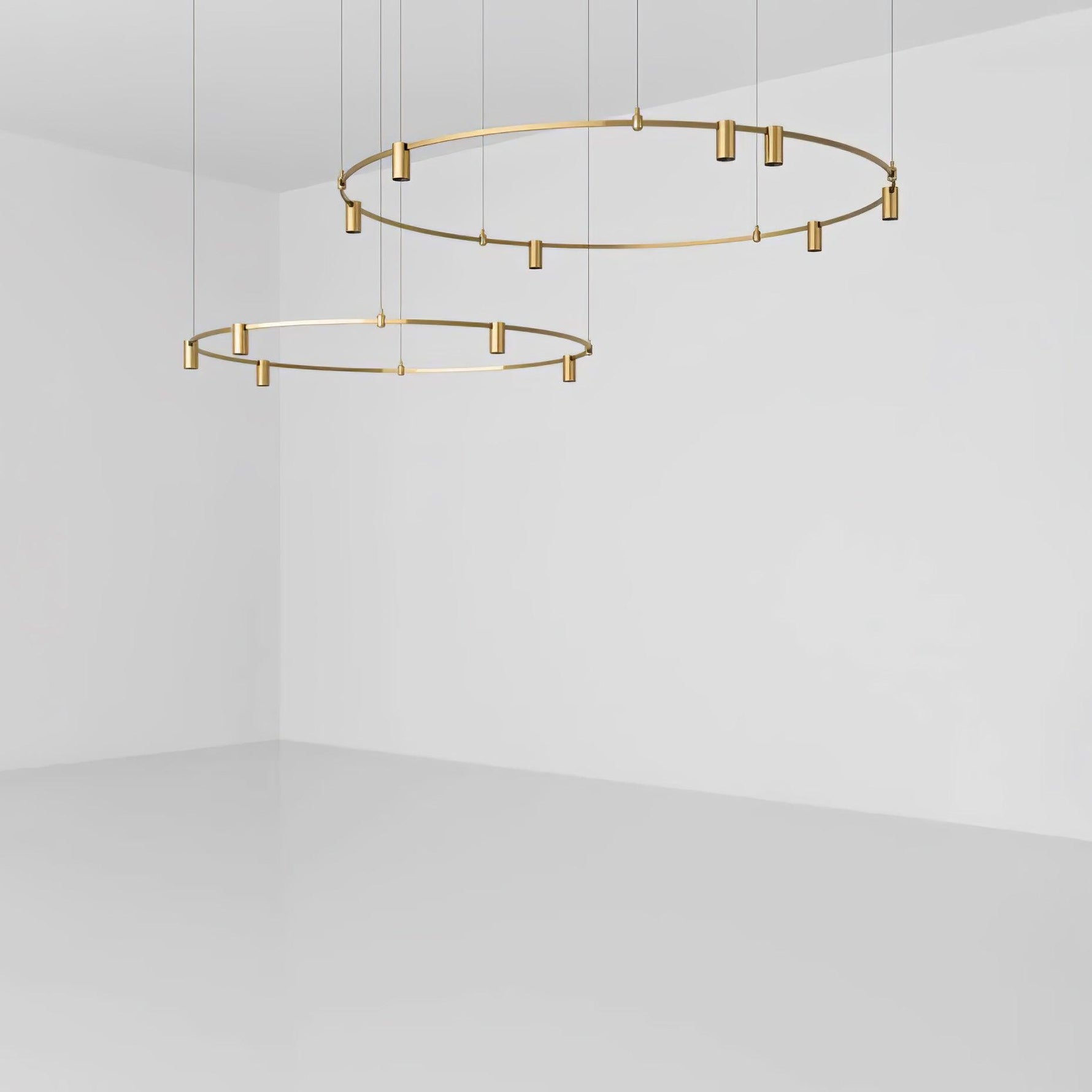 Ivrinir Ringed Brass Pendant Lamp - Lamp Outdoor
