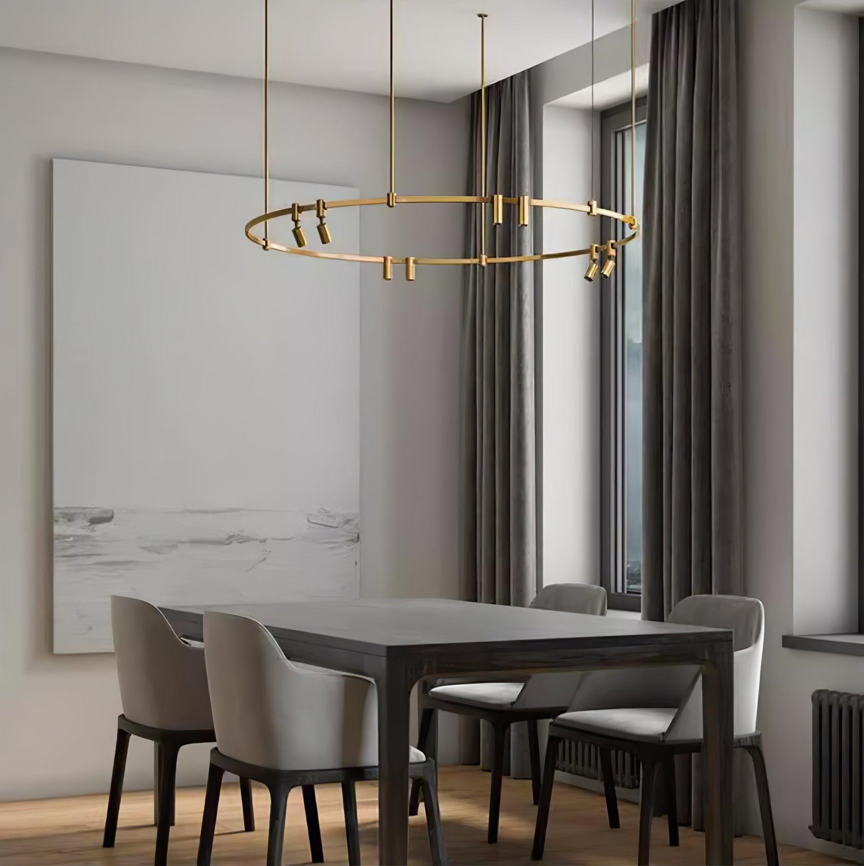 Ivrinir Ringed Brass Pendant Lamp - Lamp Outdoor