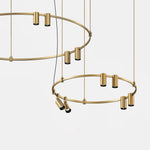 Ivrinir Ringed Brass Pendant Lamp - Lamp Outdoor