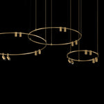 Ivrinir Ringed Brass Pendant Lamp - Lamp Outdoor