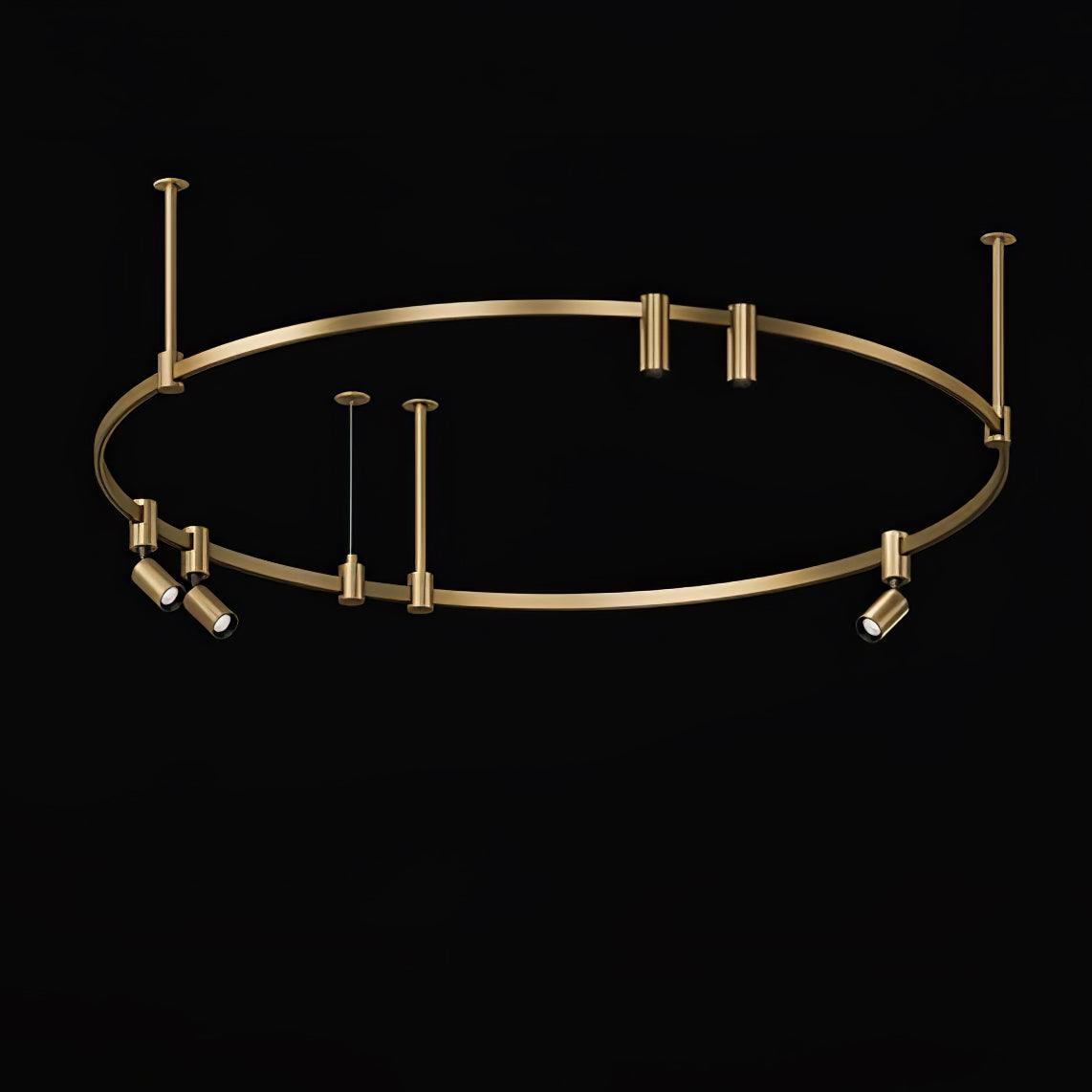 Ivrinir Ringed Brass Pendant Lamp - Lamp Outdoor