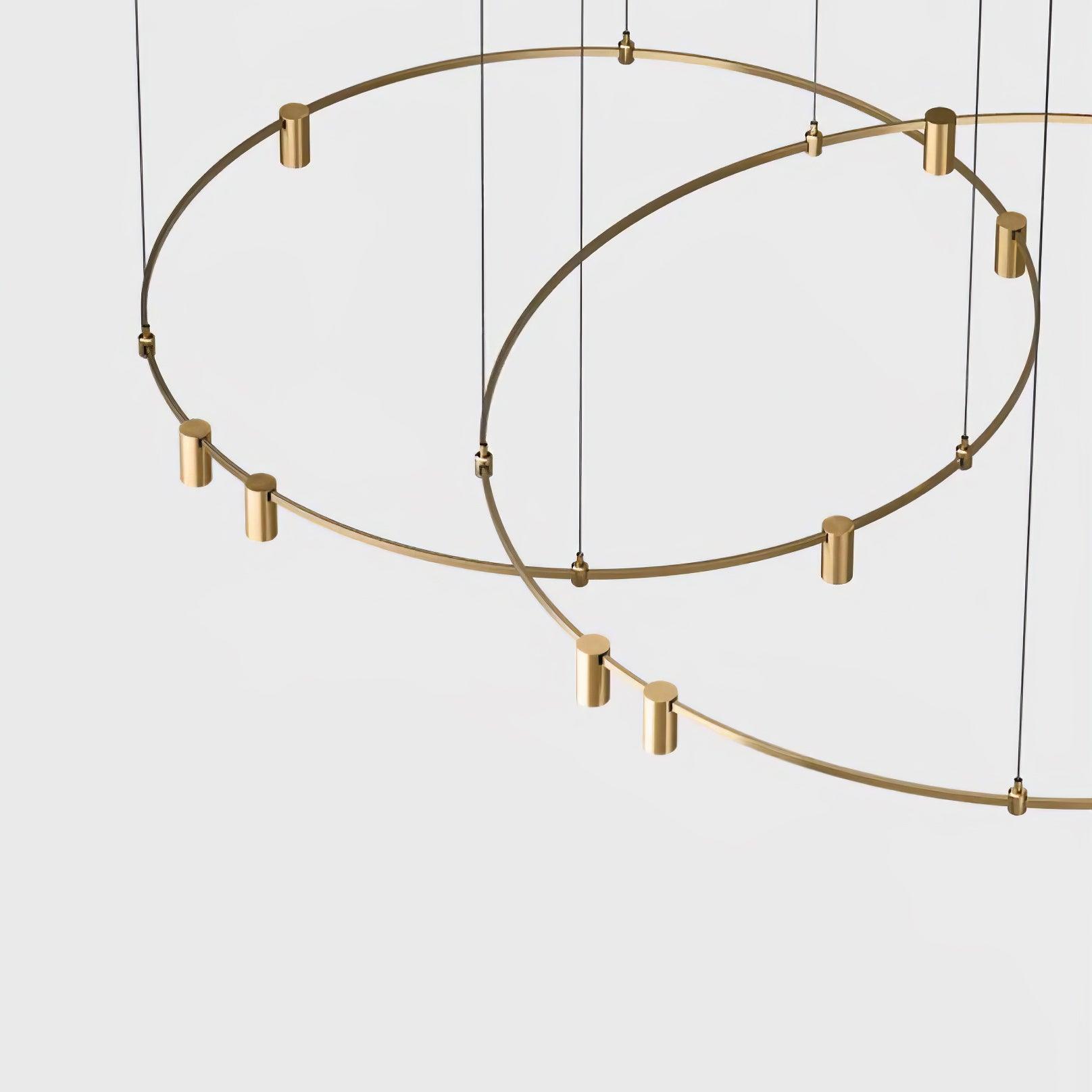Ivrinir Ringed Brass Pendant Lamp - Lamp Outdoor