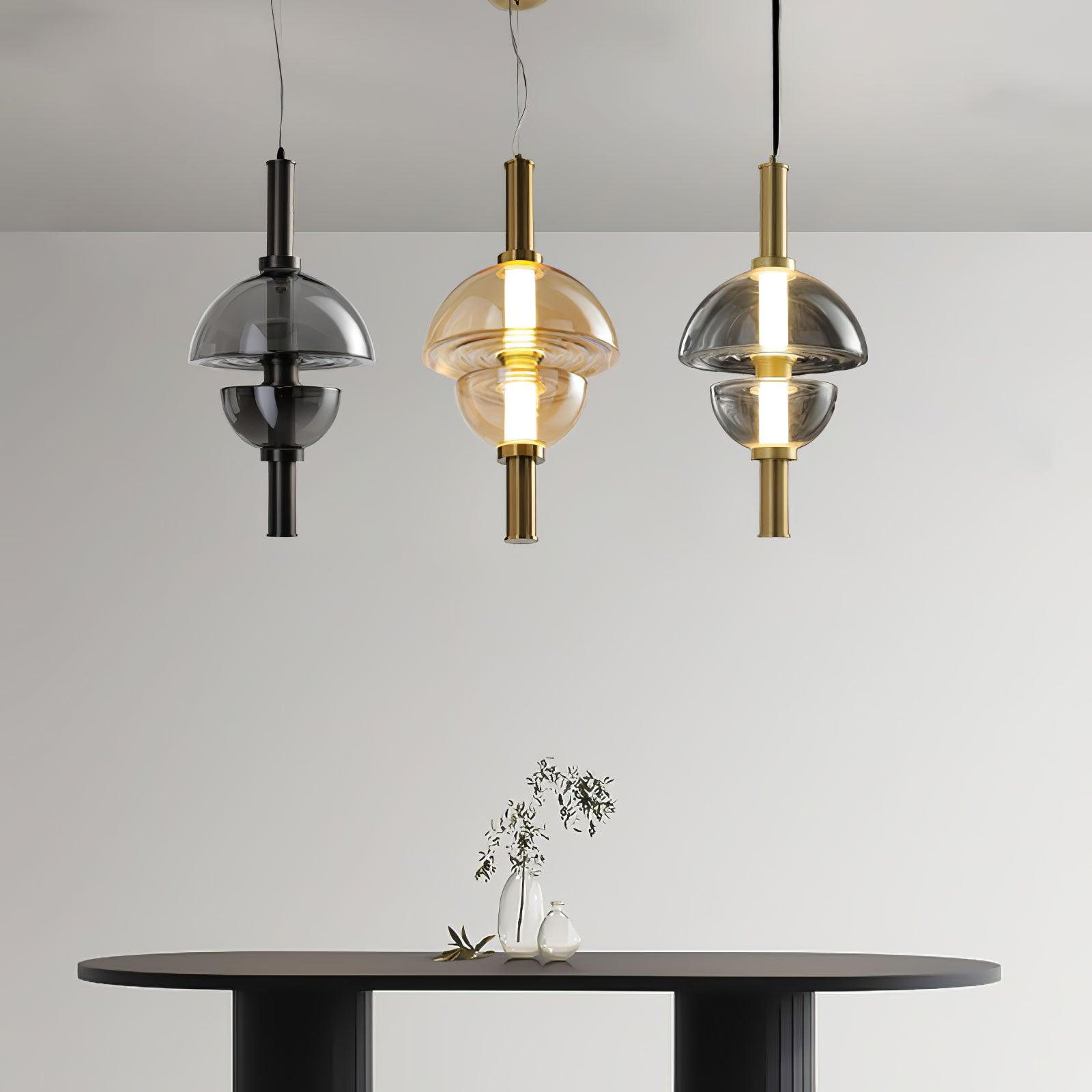 Aura Contemporar Glass Pendant Lamp - Lamp Outdoor