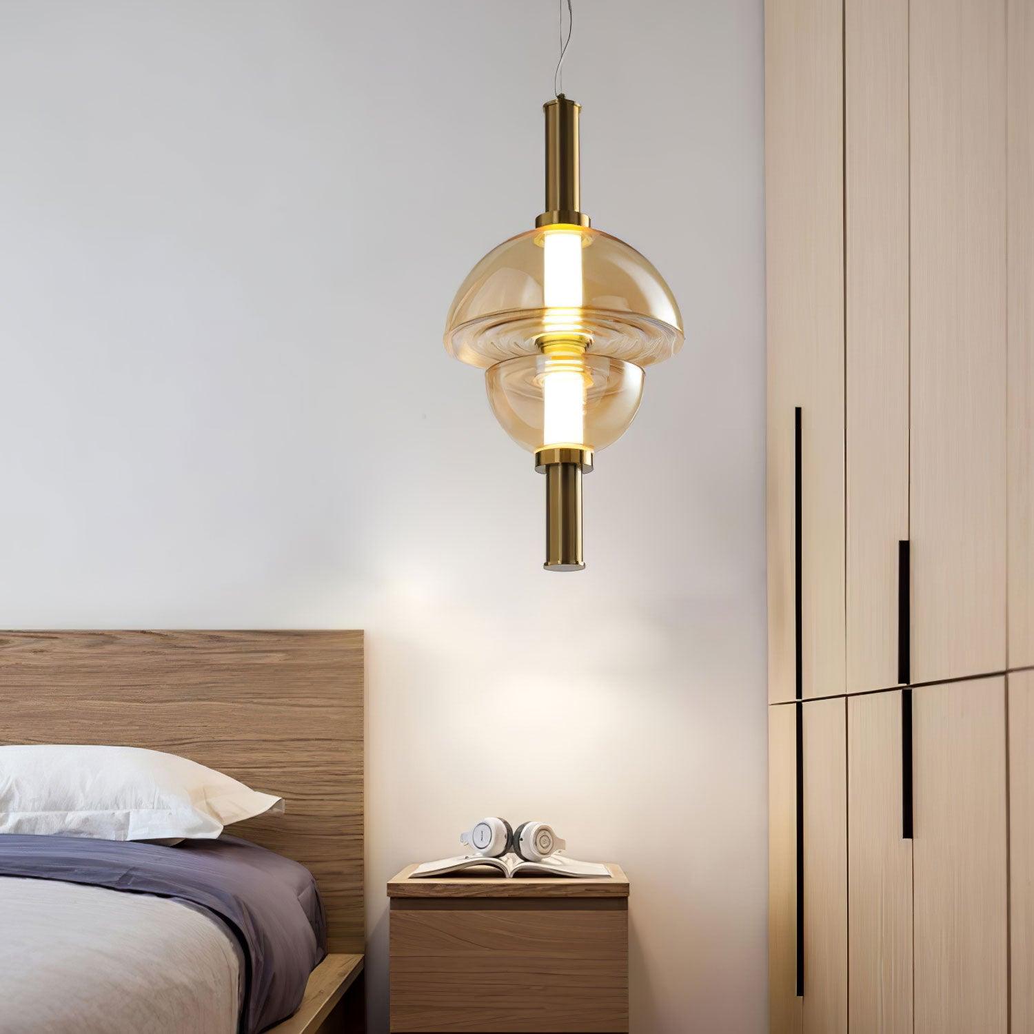 Aura Contemporar Glass Pendant Lamp - Lamp Outdoor