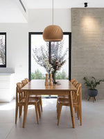 Spiral Vintage Wood Pendant Lamp - Lamp Outdoor