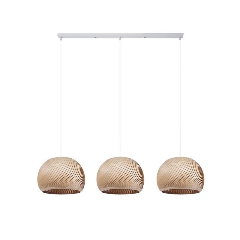 Spiral Vintage Wood Pendant Lamp - Lamp Outdoor