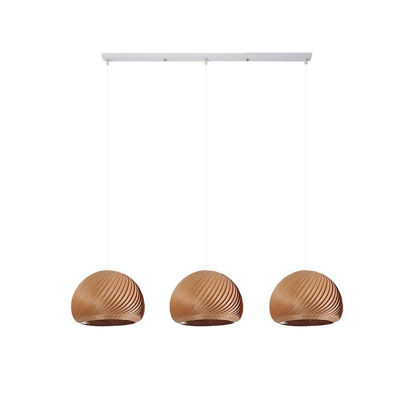 Spiral Vintage Wood Pendant Lamp - Lamp Outdoor