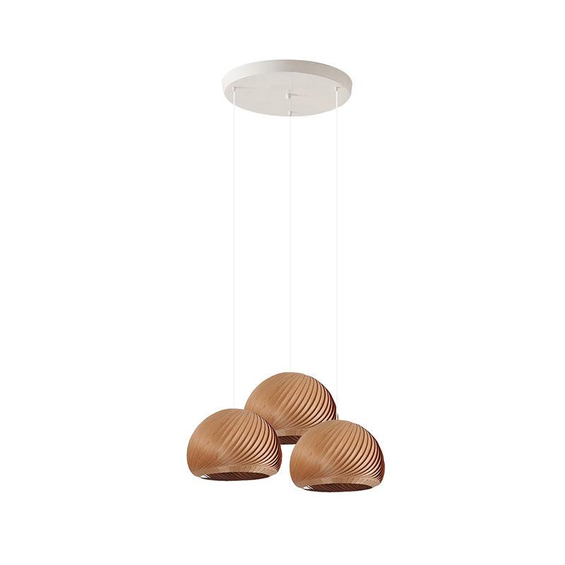 Spiral Vintage Wood Pendant Lamp - Lamp Outdoor