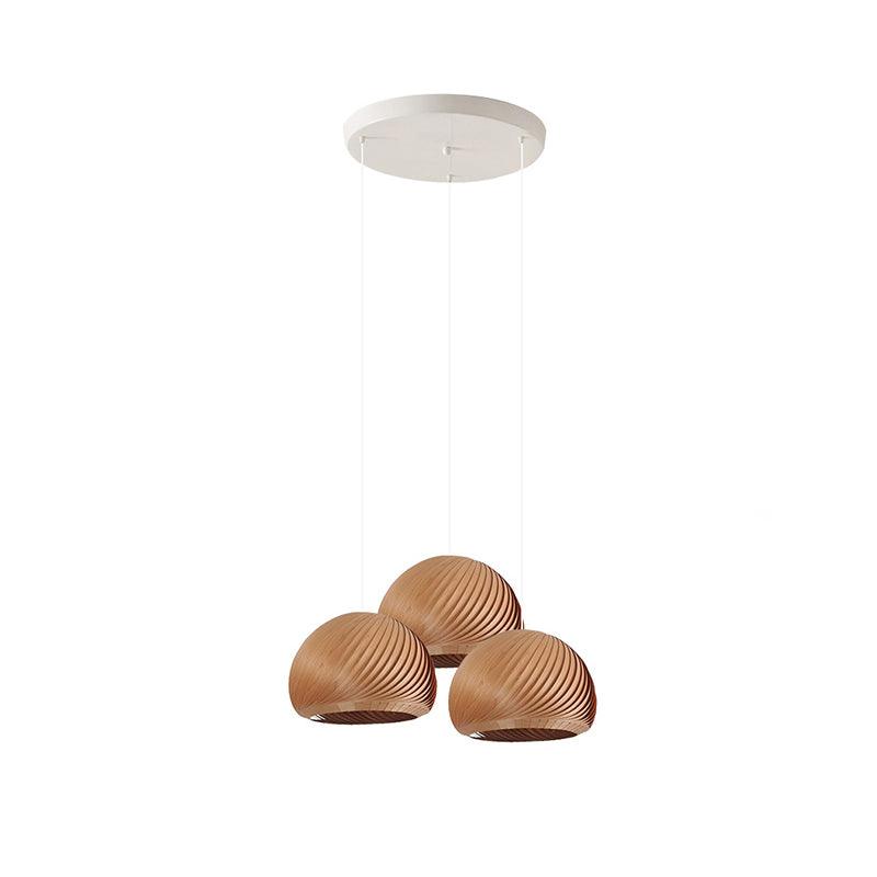 Spiral Vintage Wood Pendant Lamp - Lamp Outdoor