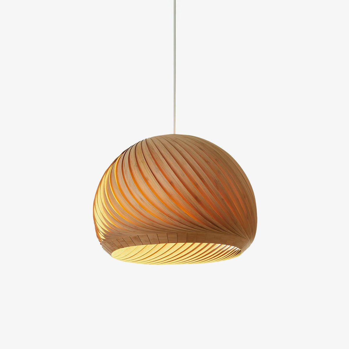 Spiral Vintage Wood Pendant Lamp - Lamp Outdoor