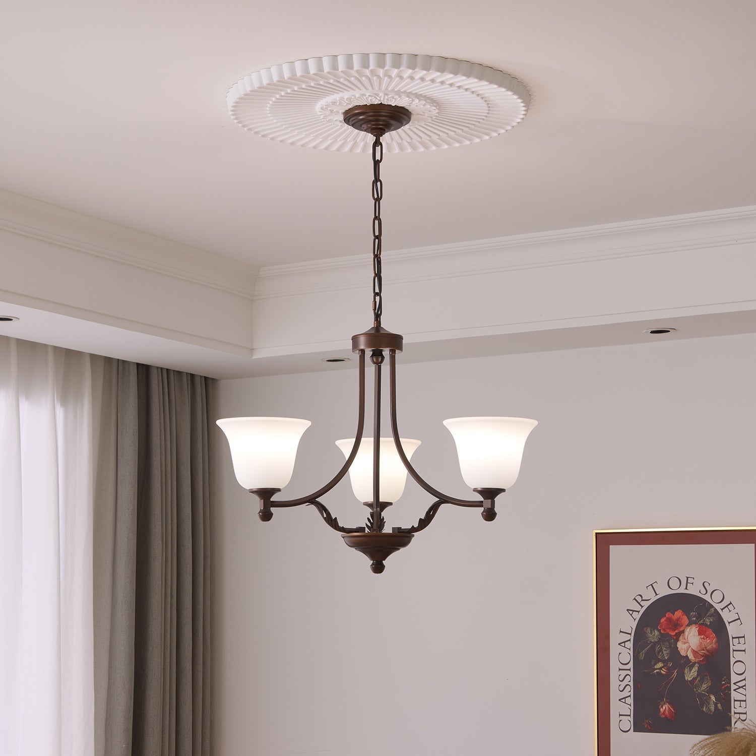 Aveline Bloom Chandelier - Lamp Outdoor