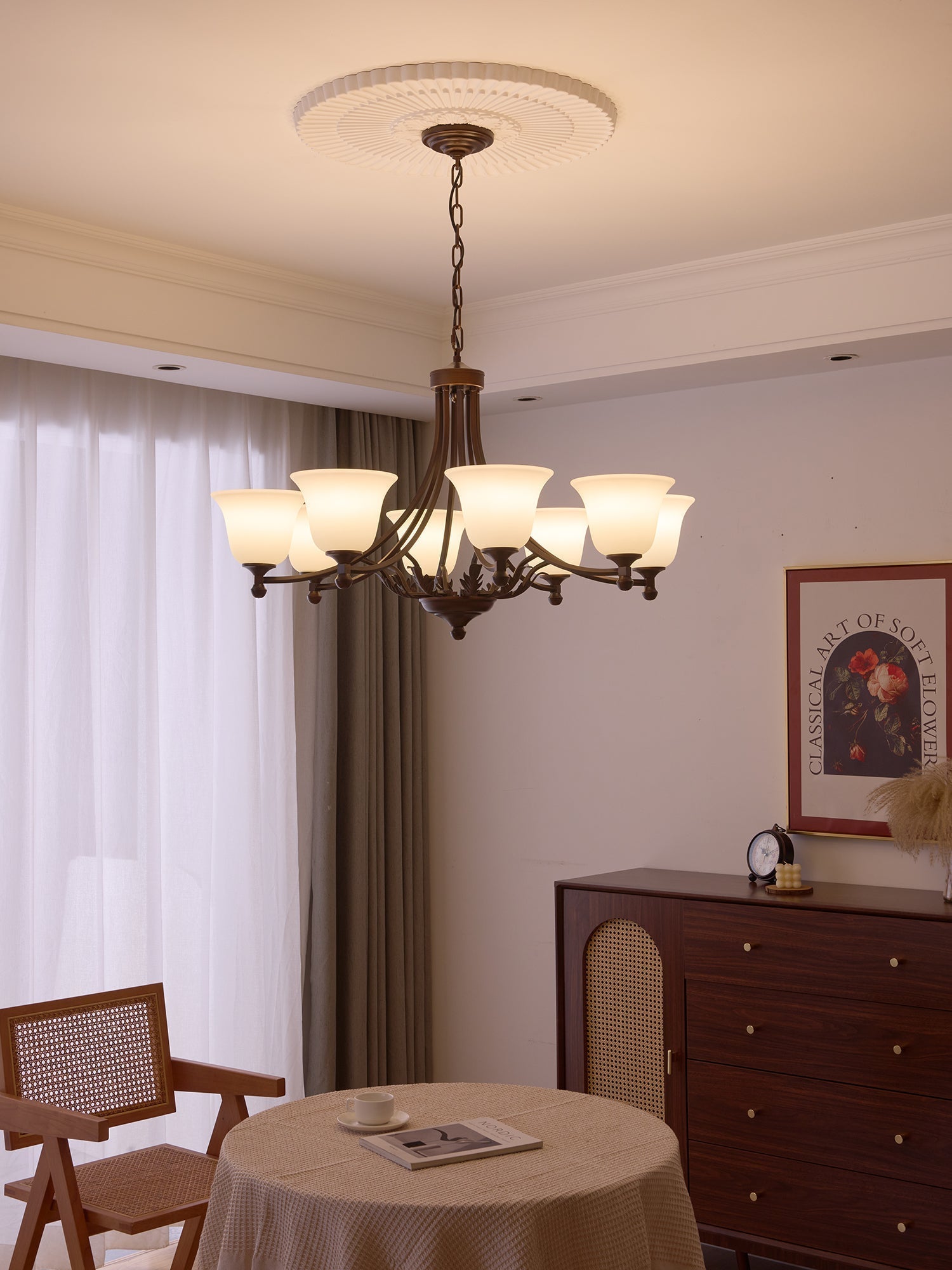 Aveline Bloom Chandelier - Lamp Outdoor
