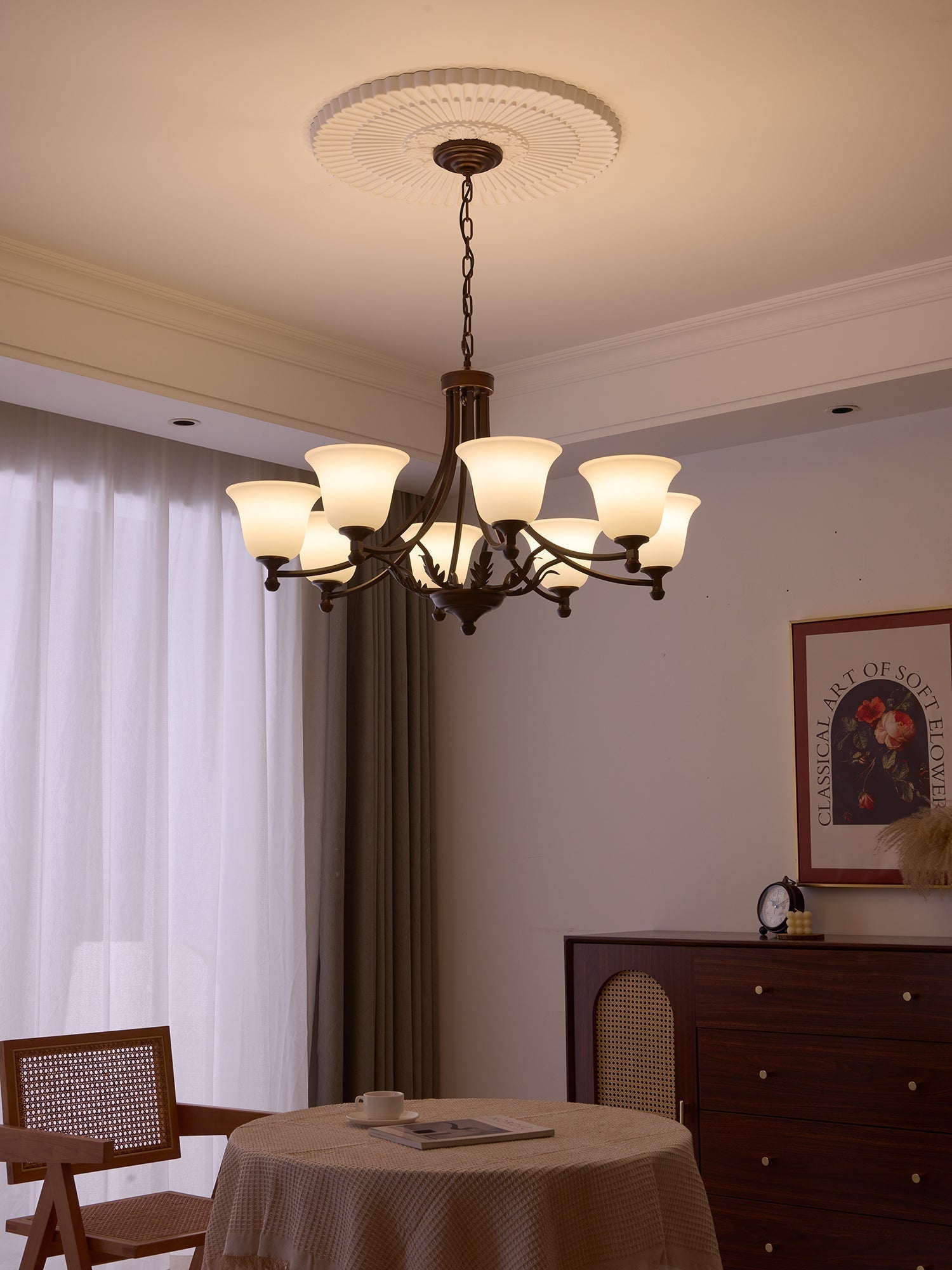 Aveline Bloom Chandelier - Lamp Outdoor