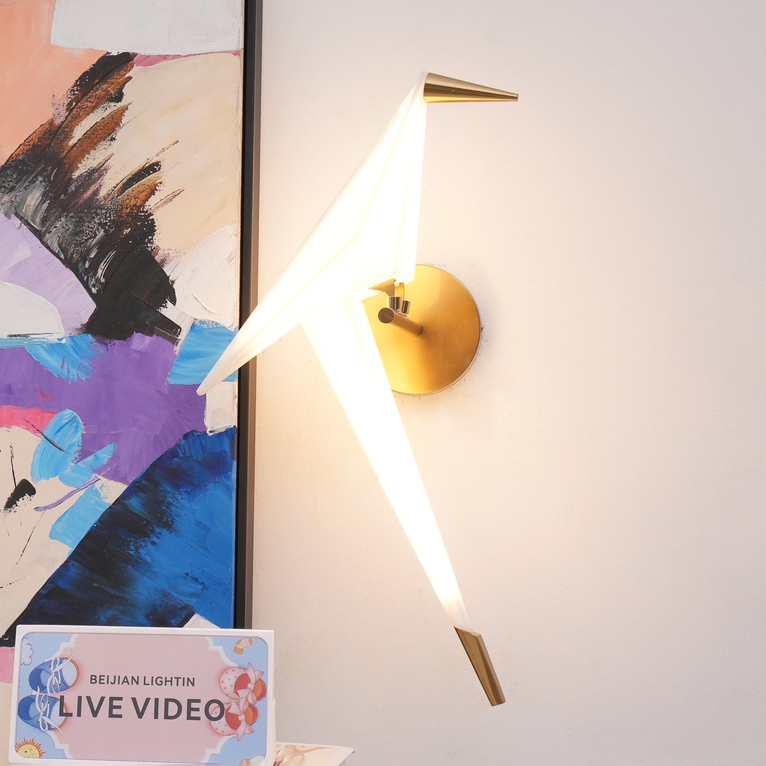 Paper Crane Wall Lamp - Lamp Outdoor
