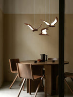Lyvynia Organic Wood Pendant Light - Lamp Outdoor
