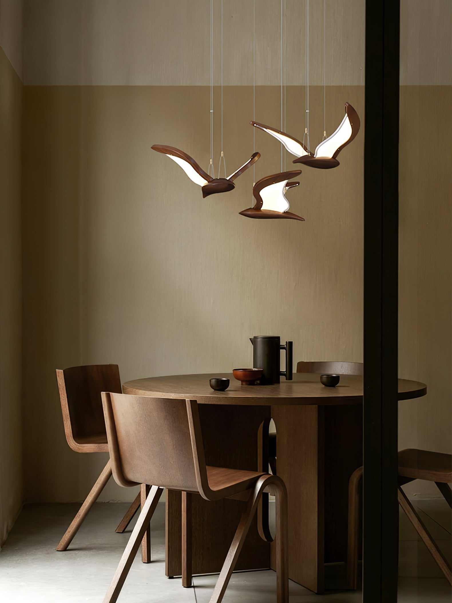 Lyvynia Organic Wood Pendant Light - Lamp Outdoor