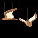 Lyvynia Organic Wood Pendant Light - Lamp Outdoor