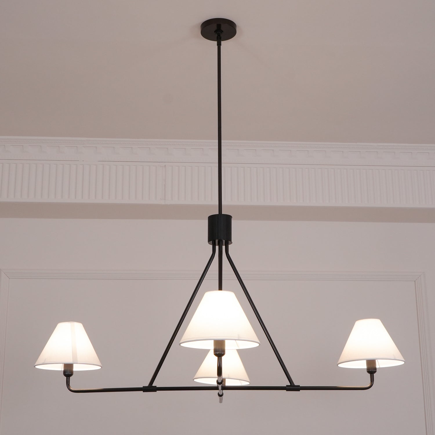 Aurora Chandelier Cone Shade Minimalist - Lamp Outdoor