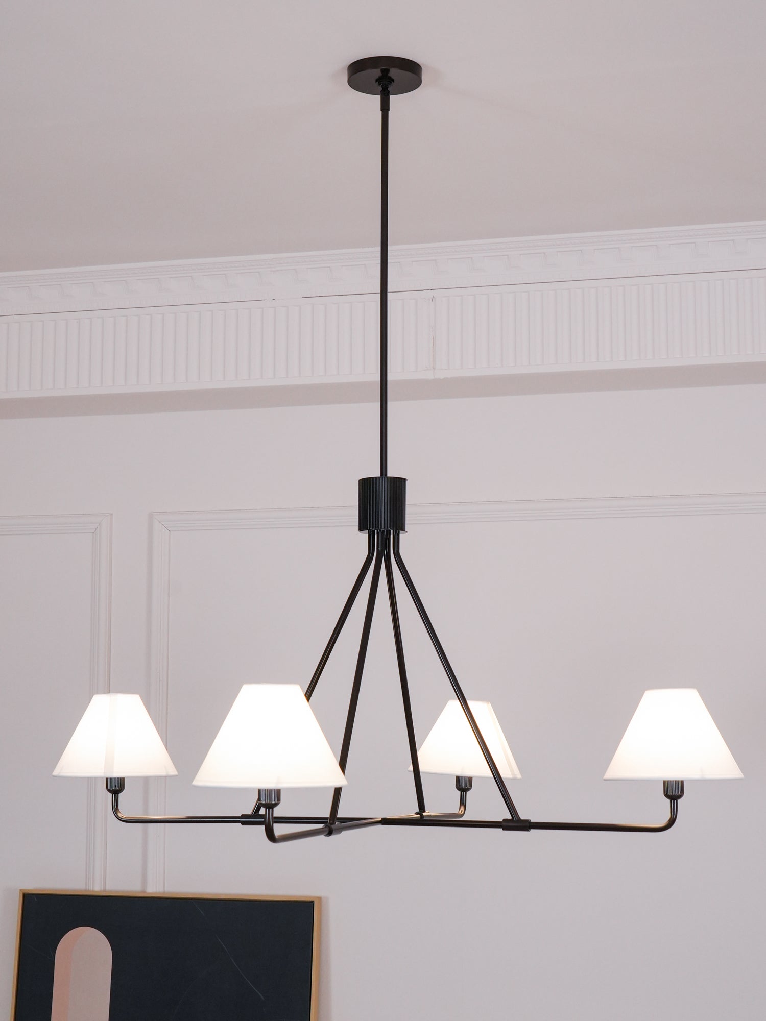 Aurora Chandelier Cone Shade Minimalist - Lamp Outdoor