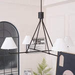 Aurora Chandelier Cone Shade Minimalist - Lamp Outdoor