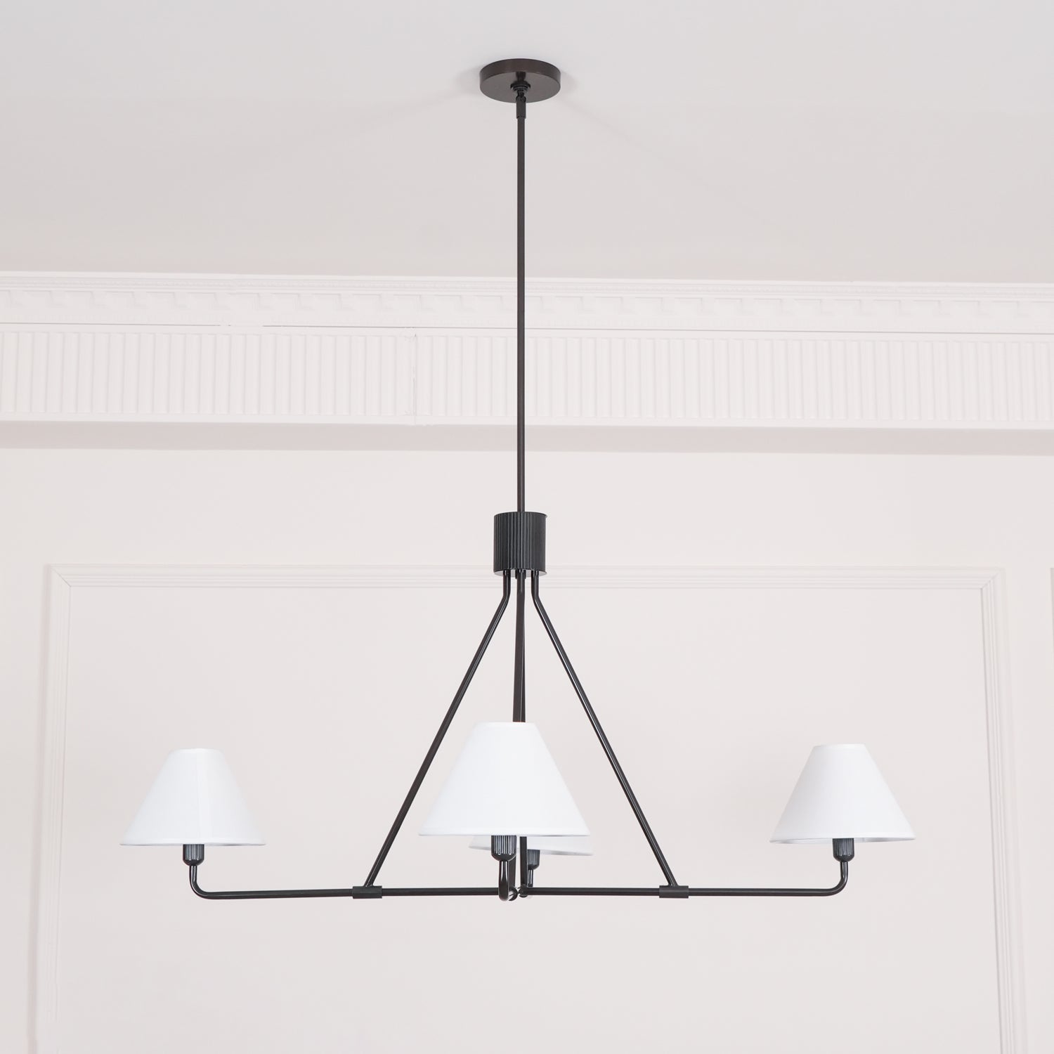 Aurora Chandelier Cone Shade Minimalist - Lamp Outdoor