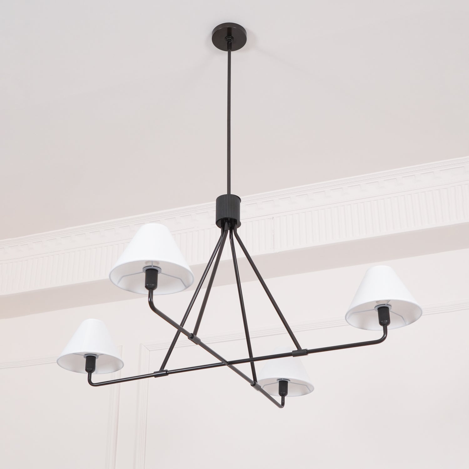Aurora Chandelier Cone Shade Minimalist - Lamp Outdoor