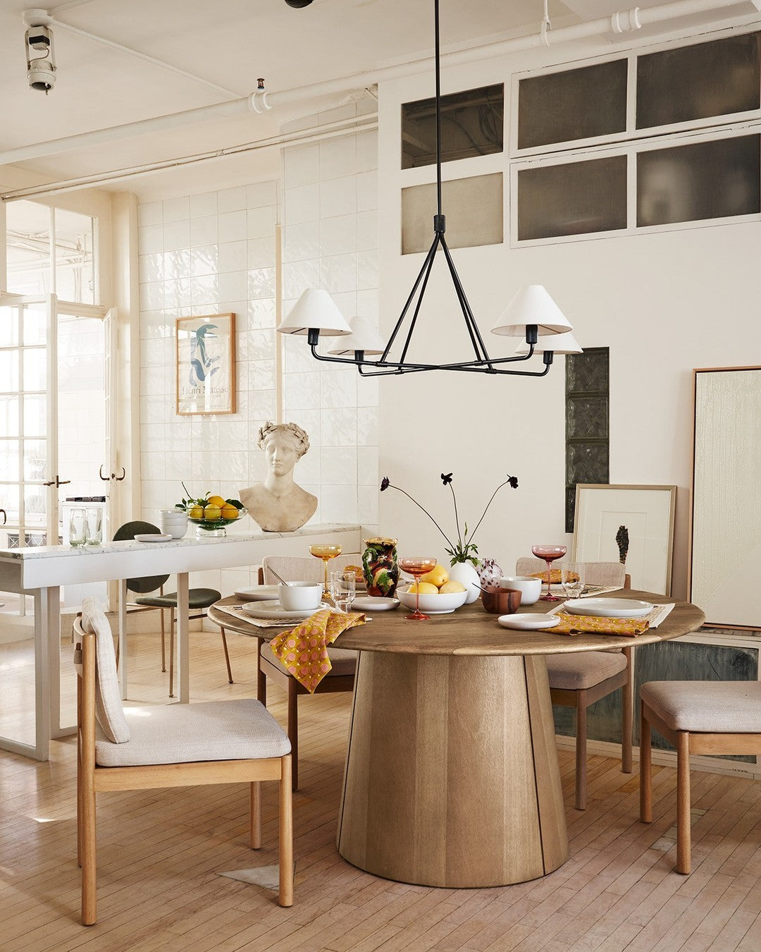 Aurora Chandelier Cone Shade Minimalist - Lamp Outdoor