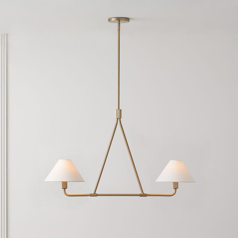 Aurora Chandelier Cone Shade Minimalist - Lamp Outdoor