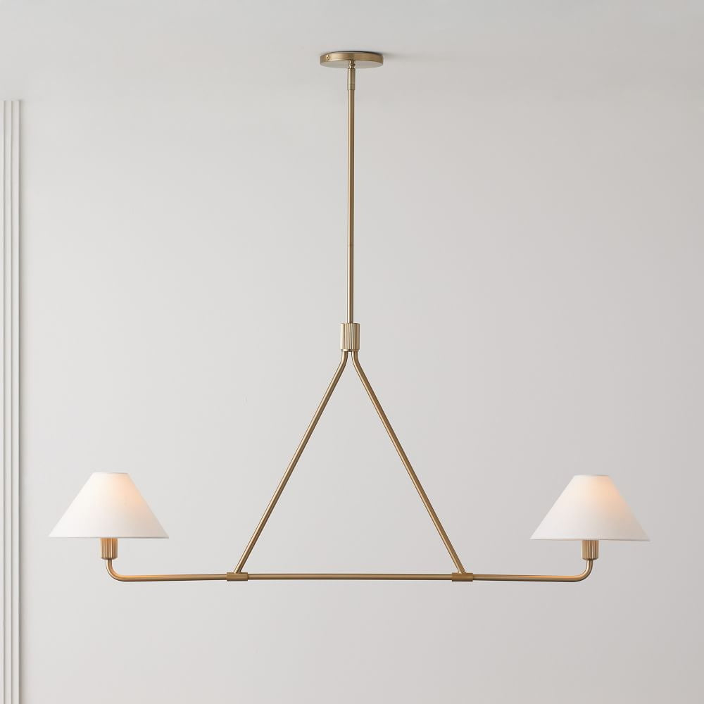 Aurora Chandelier Cone Shade Minimalist - Lamp Outdoor